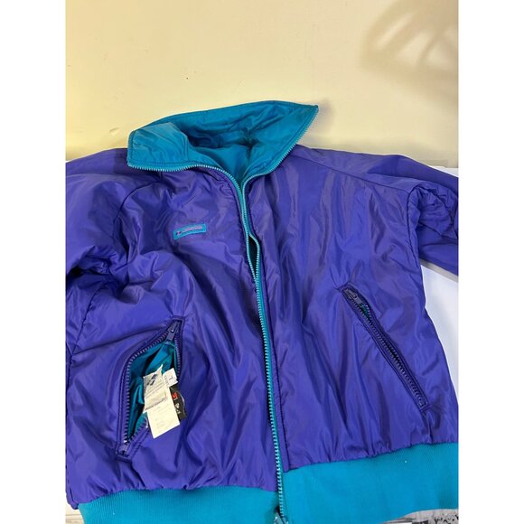 Columbia Ski Snow Jacket Sz Large reversable vintage 90's winter coat - Picture 10 of 15